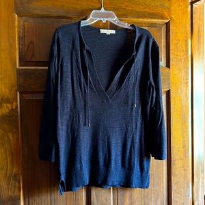 Loft light weight navy sweater